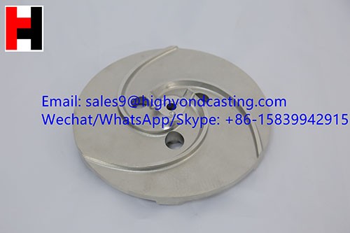 High Precision investment casting stainless steel water jet impeller Logo