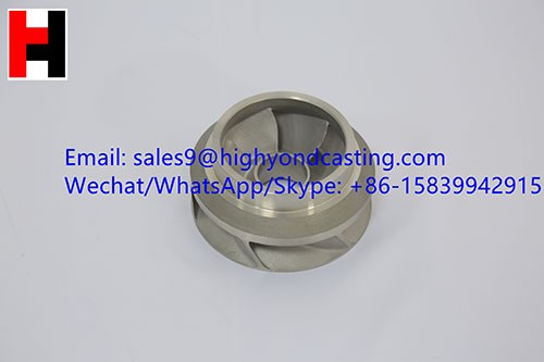 High pressure deep well casting steel impeller Logo